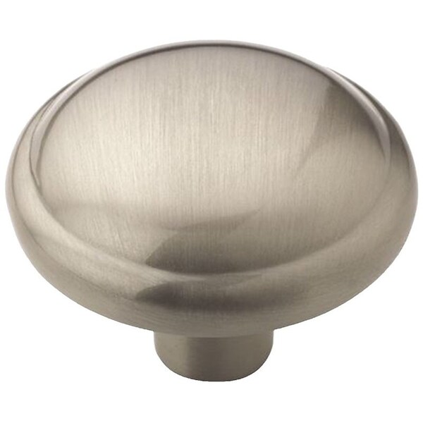 Amerock Allison Value Series Cabinet Knob, 15/16 in Projection, Zinc, Satin Nickel - BP53000G10