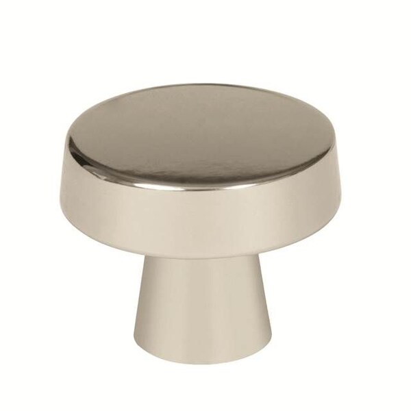 Amerock BP55272PN 1-3/4" (44 mm) Diameter Blackrock Cab Knob Bright Nickel - BP55272PN