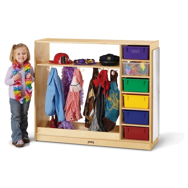 Jonti-Craft Dress-Up Storage-with Colored Tubs - 0909JC