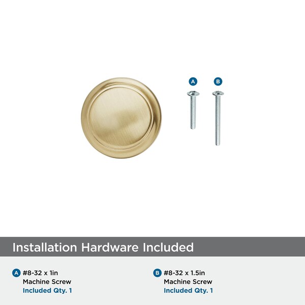 Amerock Highland Ridge 1-3/16 in 30 mm Diameter Champagne Bronze Cabinet Knob - BP55312CZ