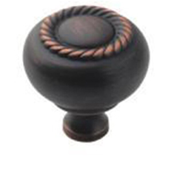 Gardencare Allison Value Hardware Round Knob - Oil Rubbed Bronze - GA1549205