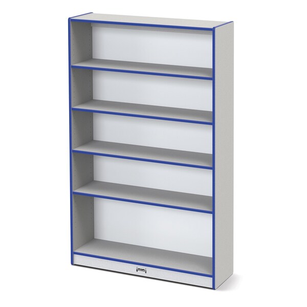Jonti-Craft Rainbow Accents Tall Bookcase, Blue - 0972JC003