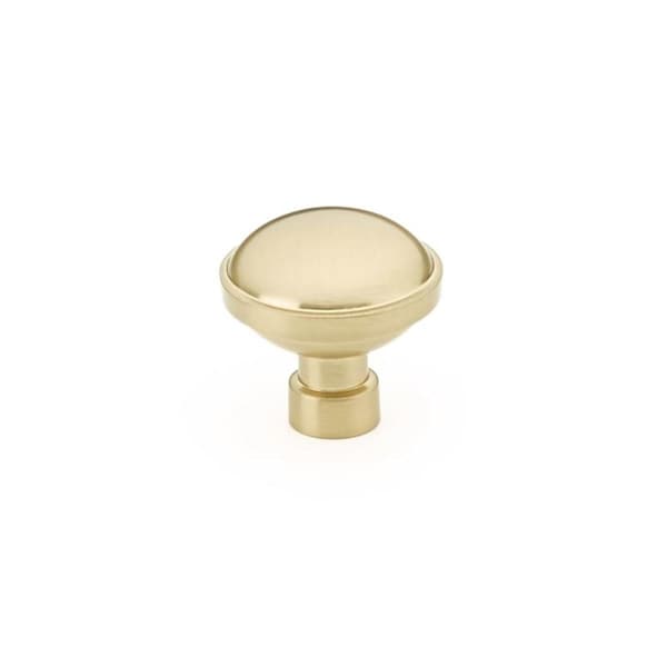 Kd Mobiliario 1.25 in. Brandt Cabinet Knob, Satin Brass - KD3250762