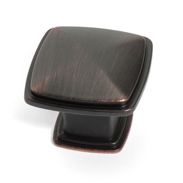 Dynasty Hardware Super Saver Square Cabinet Knob Venetian Bronze - K8109112P