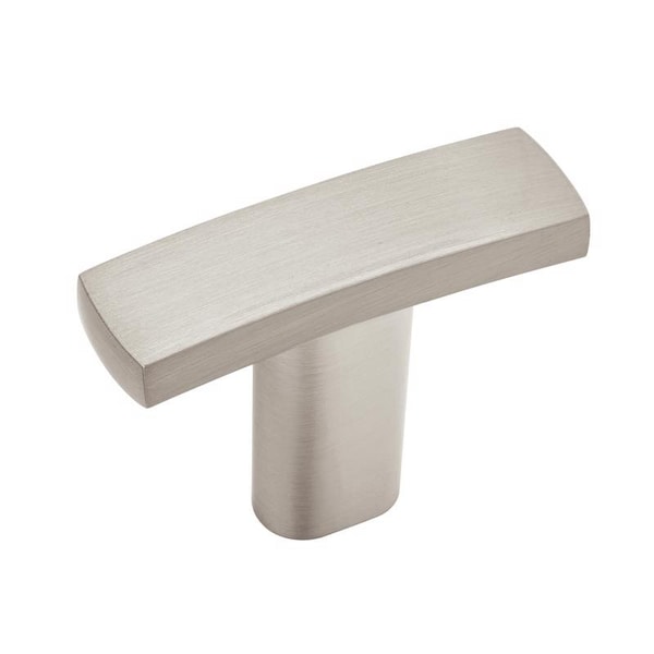 Amerock Amerock E Mod Contemporary Rectangle Cabinet Knob Satin Nickel 6 pk - 6PK37320G10