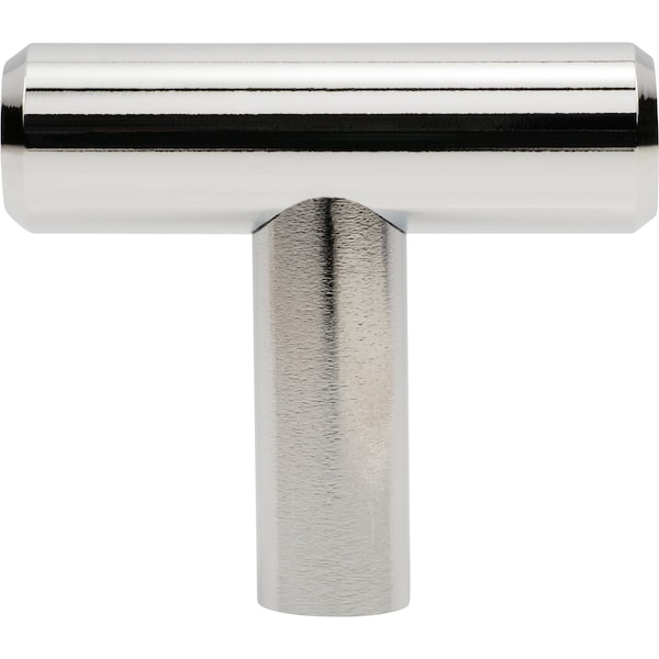 Designperfect 1-9/16 Overall Length Cabinet T-Knob, Polished Chrome - DPA-T14KPC