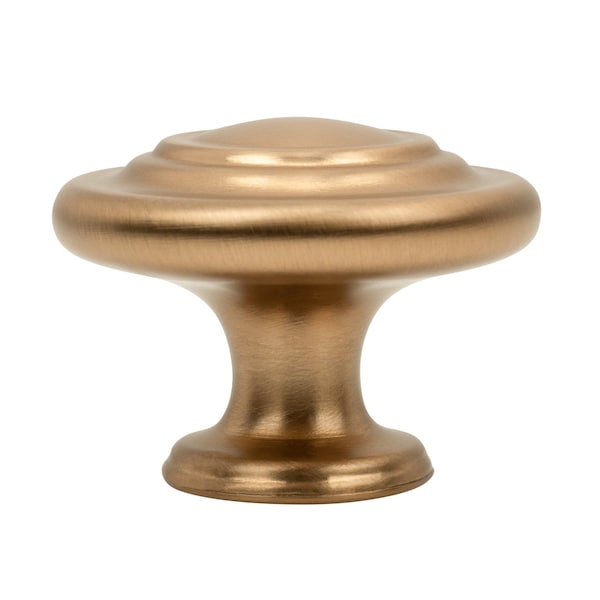 Designperfect 1-5/16 Diameter Round Cabinet Knob, Champagne Bronze/Gold, 25PK - DPA25R38KCBZ