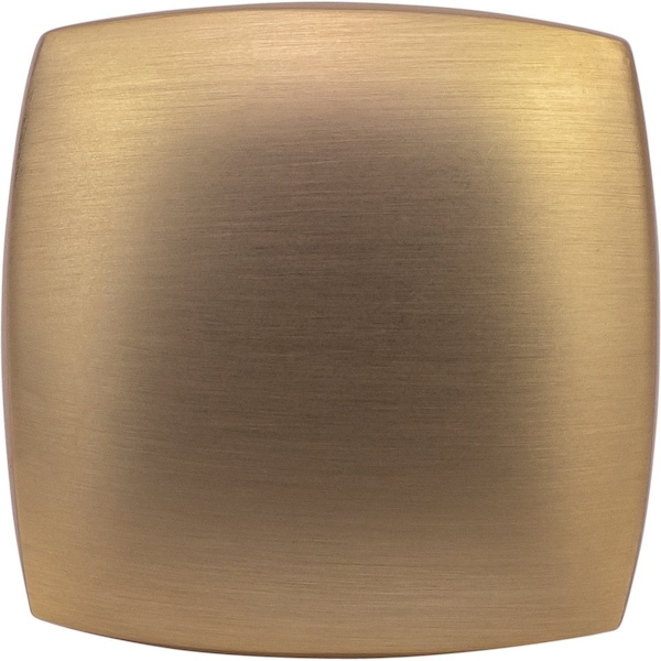 Designperfect 1-3/16 Overall Length Square Cabinet Knob, Champagne Bronze/Gold, 10PK - DPA10S83KCBZ