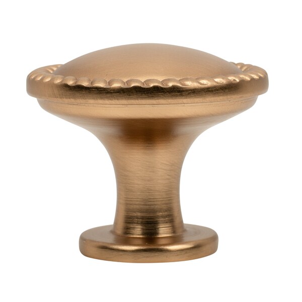 Designperfect 1-1/4 Diameter Round Cabinet Knob, Champagne Bronze/Gold, 10PK - DPA10R11KCBZ