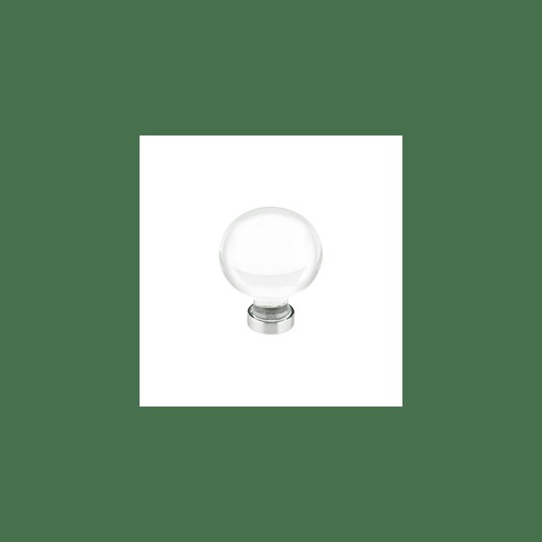 Patioplus 1 in. Bristol Cabinet Knob, Satin Nickel - PA3240313