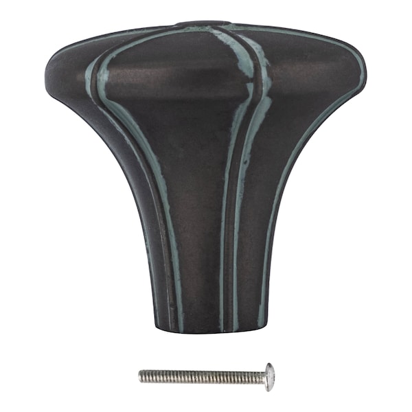 Brixwell Modern Decorative Cabinet Knobs For Kitchen And Bathroom Hardware 1-5/16in Diameter Viridian Slate - BXB23242VS