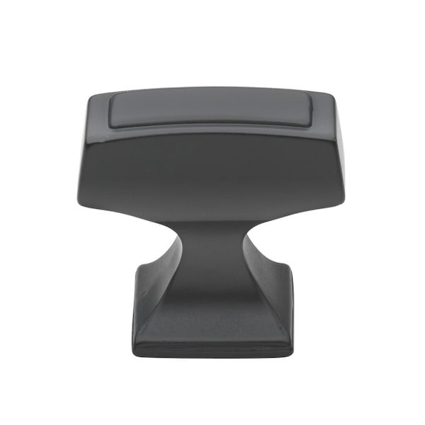 Gliderite Hardware 1-1/8 in. Rectangle Cabinet Knob - 87390-MB, 5PK - 87390-MB-5