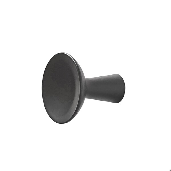Hickory Hardware Maven Collection Hook Knob 2-5/16 Inch Diameter Matte Black Finish - H078782MB