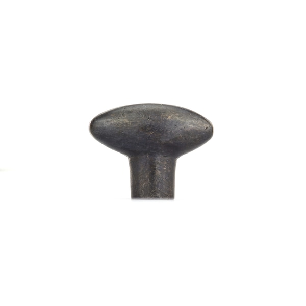 Richelieu 1 3/4 in (45 mm) x 7/8 in (22 mm) Dark Bronze Traditional Cabinet Knob - COKN175C1DKB