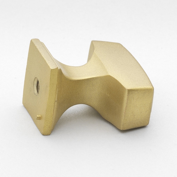 Gliderite Hardware 1-1/8 in. Rectangle Cabinet Knob - 87390-SG, 5PK - 87390-SG-5