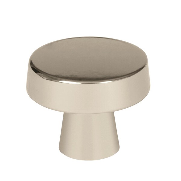 Amerock Blackrock 1-5/8 inch 41mm Diameter Polished Nickel Cabinet Knob - 2000606