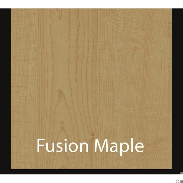 Correll Rectangle Modern Design Executive Table/Desk, 72 in W, Particleboard Top, Fusion Maple - CD3072R-16-14-16