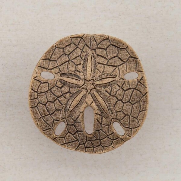 Acorn Mfg Artisan Collection Sand Dollar Knob, Museum Gold - DPDGP