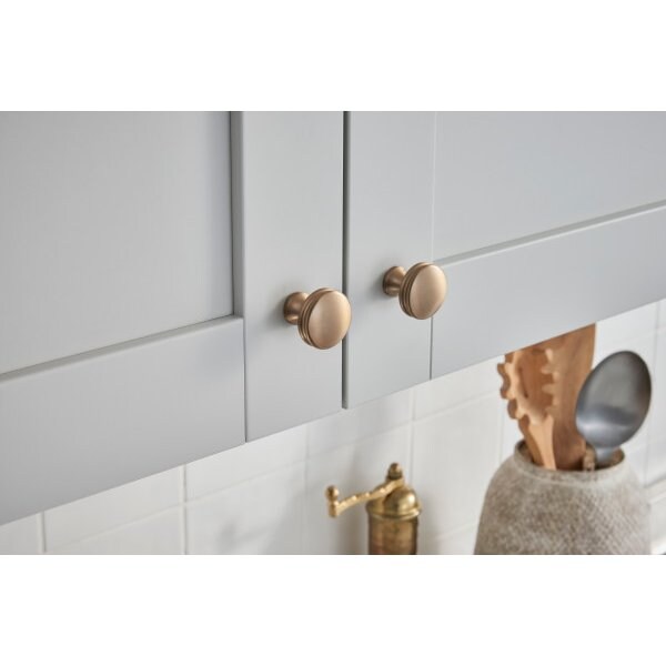 Jeffrey Alexander 1-1/4" Diameter Satin Bronze Marie Cabinet Knob - 445SBZ