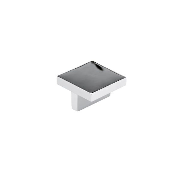 Richelieu 1 21/32 in (42 mm) x 1 21/32 in (42 mm) Polished Nickel Contemporary Cabinet Knob - BP84150180