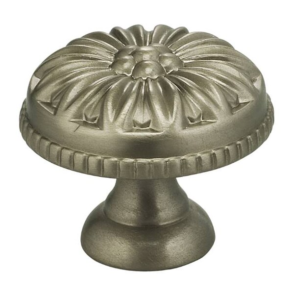 Omnia Floral Cabinet Knob Satin Nickel 1-3/16" - 9130/30.15