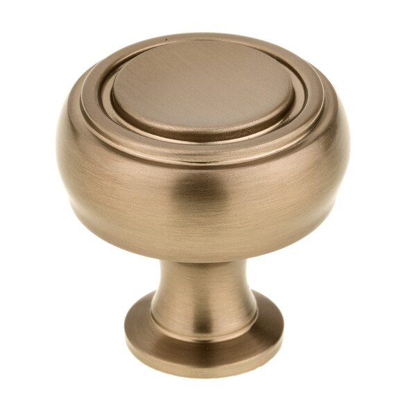 Richelieu 1 5/16 in (33 mm) Champagne Bronze Contemporary Cabinet Knob - BP872233CHBRZ