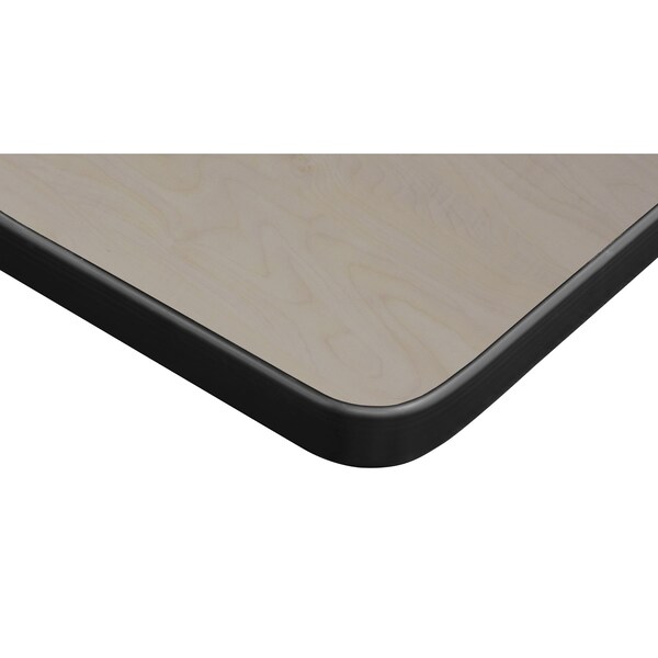 Kobe Rectangle Tables > Training Tables > Kobe Mobile Table & Chair Sets, 48 W, 24 L, 29 H, Maple - MKTRCC4824PL47BE