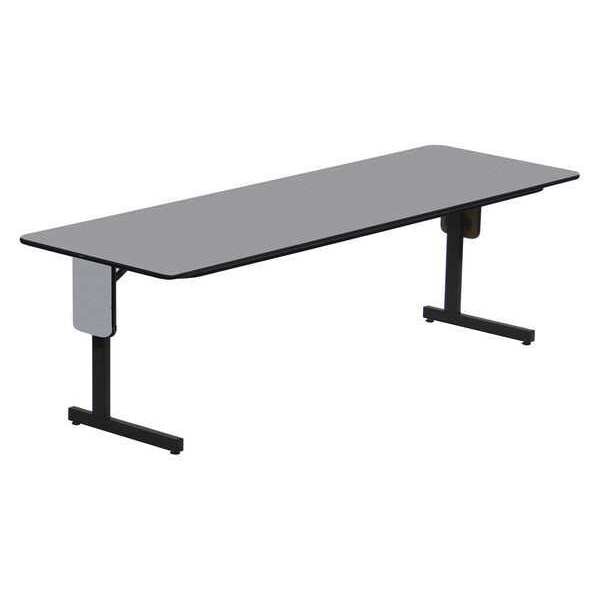 Correll Rectangle Panel Leg Folding Seminar Training Table, 24" W, 96" L, 29" H, High Pressure Laminate Top - SP2496PX-15