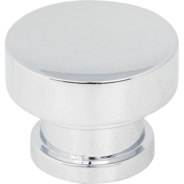 Jeffrey Alexander 1-1/4" Diameter Polished Chrome Elara Cabinet Knob - 484PC