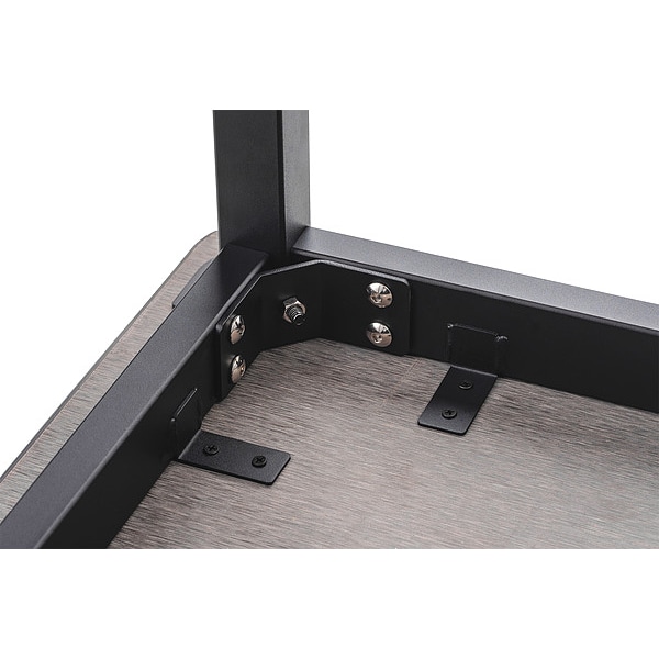 National Public Seating Rectangle Utility Table, Height Adjustable, 30" x 6, 30" W, 60" L, 22.25-37.25" H, Maple - HDT3-3060B