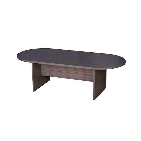 Boss Race Track Conference Table, 95"Wx43"D, Driftwood - N136-DW