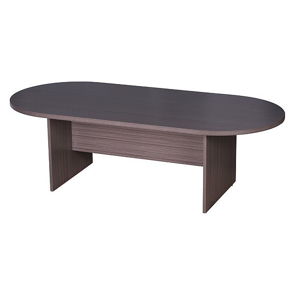 Boss Race Track Conference Table, 95"Wx43"D, Driftwood - N136-DW