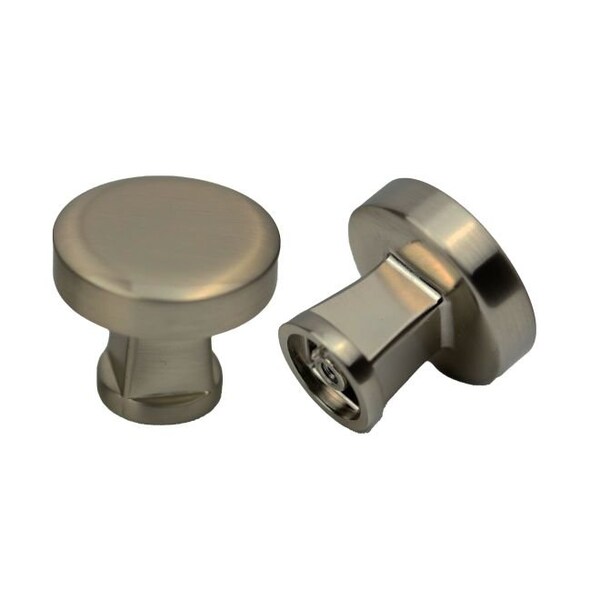 Crown 1-1/4" Diameter Colorado Cabinet Knob Satin Nickel Finish - CHK92925SN