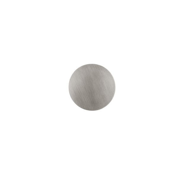Richelieu 1 23/32 in (44 mm) Brushed Nickel Contemporary Cabinet Knob - BP226544195
