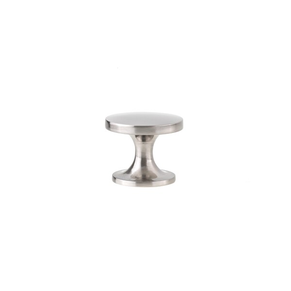 Richelieu 1 23/32 in (44 mm) Brushed Nickel Contemporary Cabinet Knob - BP226544195