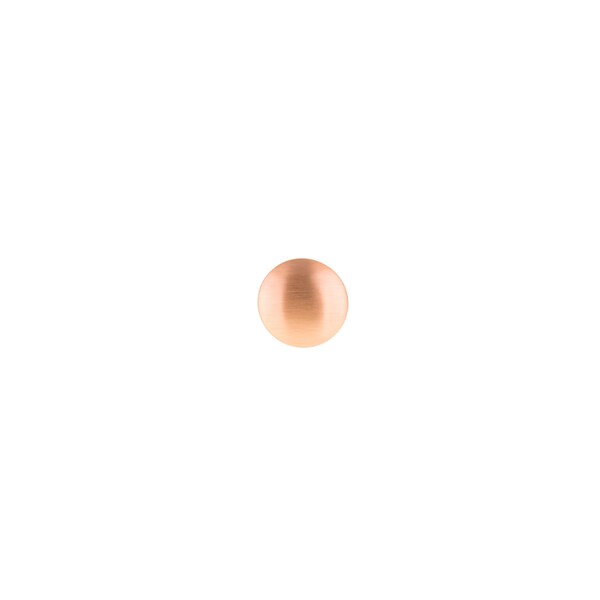 Richelieu 31/32 in (25 mm) Rose Gold Contemporary Cabinet Knob - BP904125192