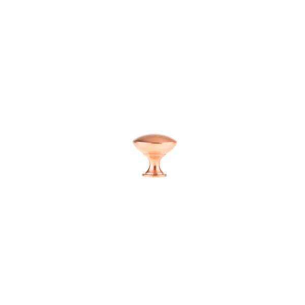 Richelieu 31/32 in (25 mm) Rose Gold Contemporary Cabinet Knob - BP904125192
