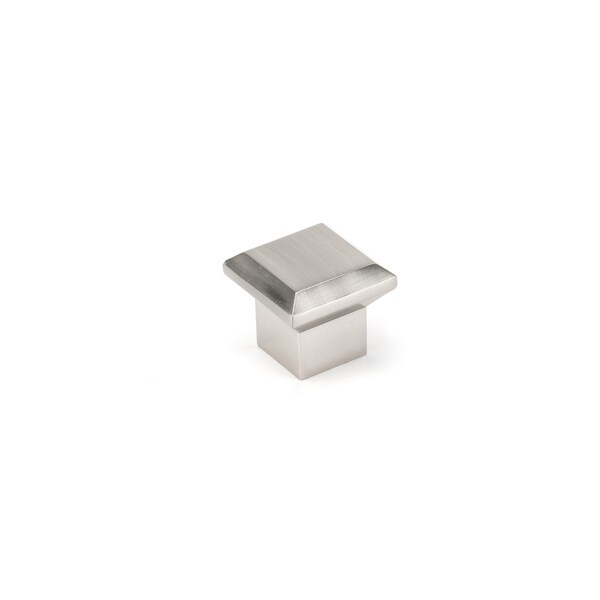 Richelieu 1 11/32 in (34 mm) x 1 11/32 in (34 mm) Brushed Nickel Transitional Cabinet Knob - BP8323533195