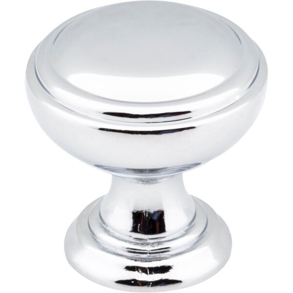 Jeffrey Alexander 1-1/4" Diameter Polished Chrome Tiffany Cabinet Knob - 658PC
