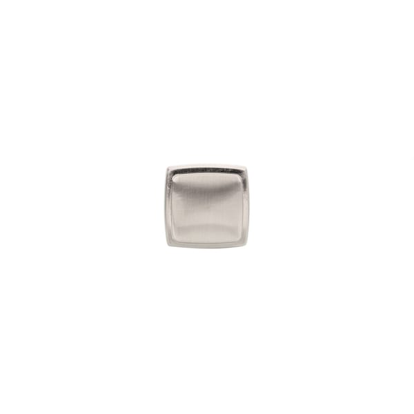 Richelieu 1 1/8-inch (28 mm) x 1 1/8-inch (28 mm) Brushed Nickel Transitional Cabinet Knob - BP867528195