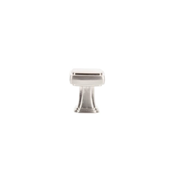 Richelieu 1 1/8-inch (28 mm) x 1 1/8-inch (28 mm) Brushed Nickel Transitional Cabinet Knob - BP867528195
