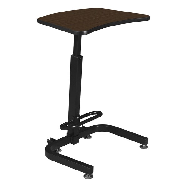 Regency Brody Sit or Stand Desk, 26 in W, 20 in L, Neo Walnut - 1900NW