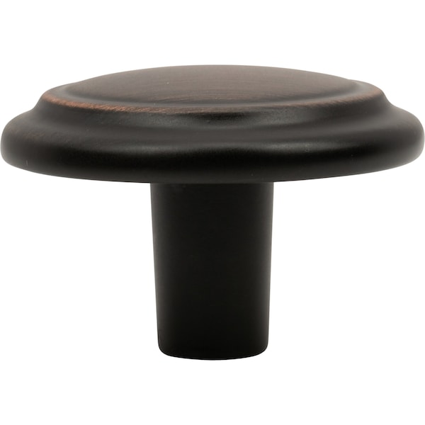 Designperfect 1-1/4 Diameter Round Cabinet Knob, Brushed Oil Rubbed Bronze, 25PK - DPA25R92KORB