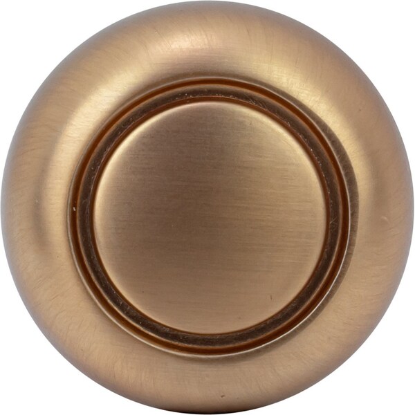 Designperfect 1-1/4 Diameter Round Cabinet Knob, Champagne Bronze/Gold - DPA-R31KCBZ