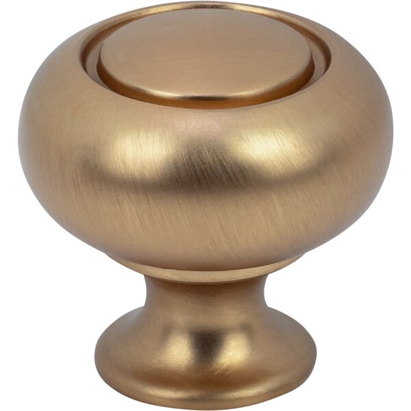 Designperfect 1-1/4 Diameter Round Cabinet Knob, Champagne Bronze/Gold - DPA-R31KCBZ