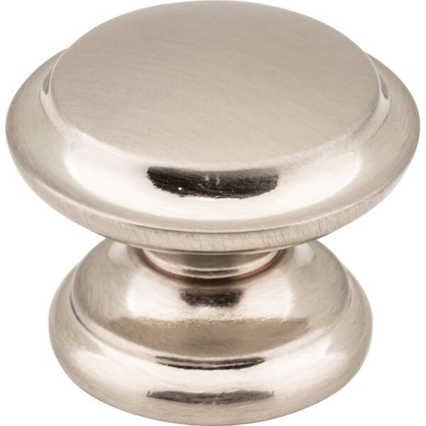 Jeffrey Alexander 1-3/8" Diameter Satin Nickel Cordova Cabinet Knob - 0251SN