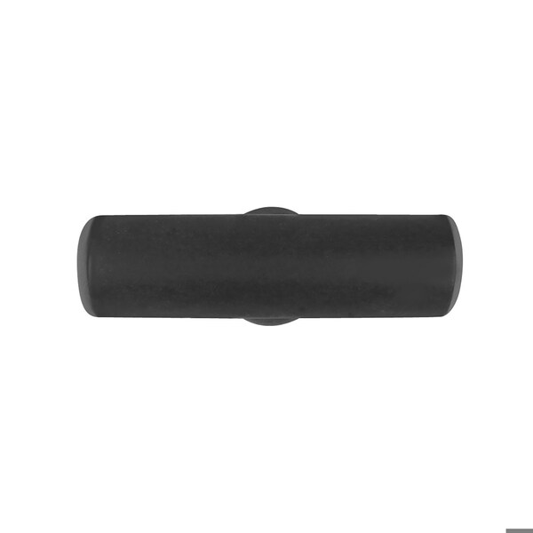 Hickory Hardware Greenwich Collection Knob 1-3/4 Inch x 1/2 Inch Matte Black Finish - P3372-MB