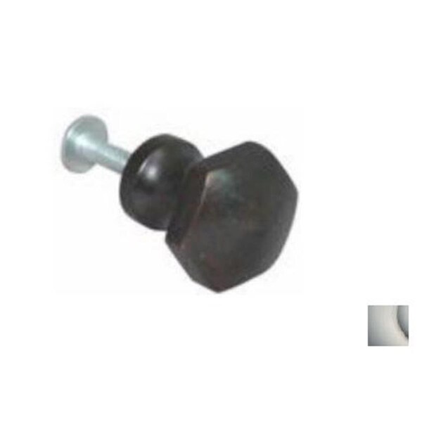 Ornatus Outdoors 88-737.75 in. Hex Knob Satin Finish - OR3003895