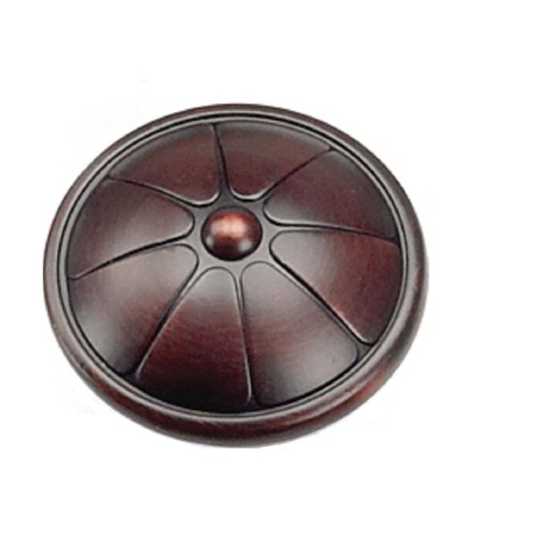 Grilltown 1.5 in. Flower Knob - Oil Rubbed Bronze - GR522393