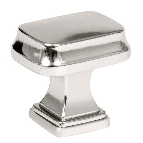 Amerock Revitalize 1-1/4 inch 32mm Length Polished Nickel Cabinet Knob - 2000658